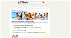 Desktop Screenshot of 17-minute-languages.com